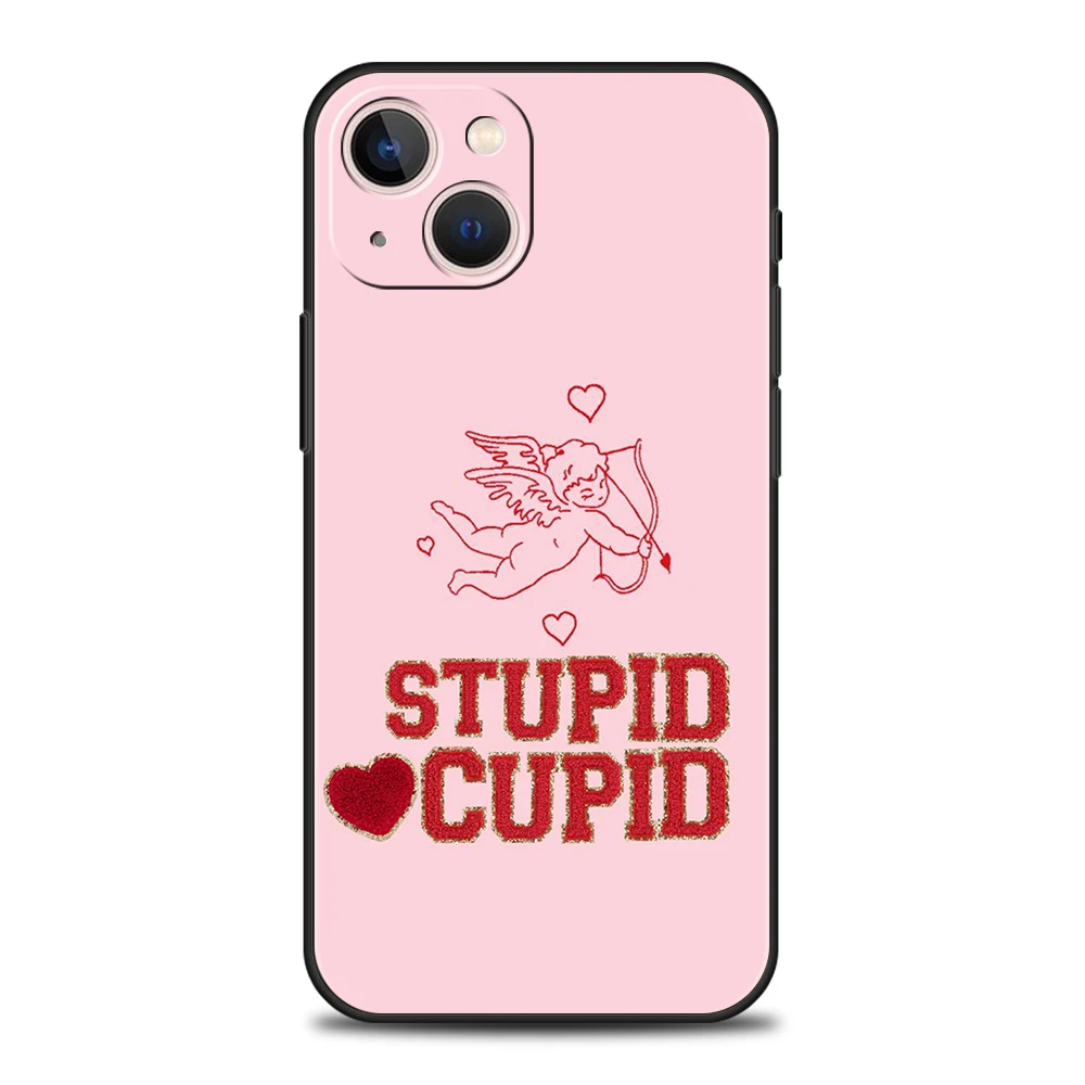 Middle Ages Retro Cupid Angel Phone Case Cover for iPhone 16 15 14 13 12 Pro Max 11 Pro Max 7 8 Plus XS XR Soft TPU Shell Capas