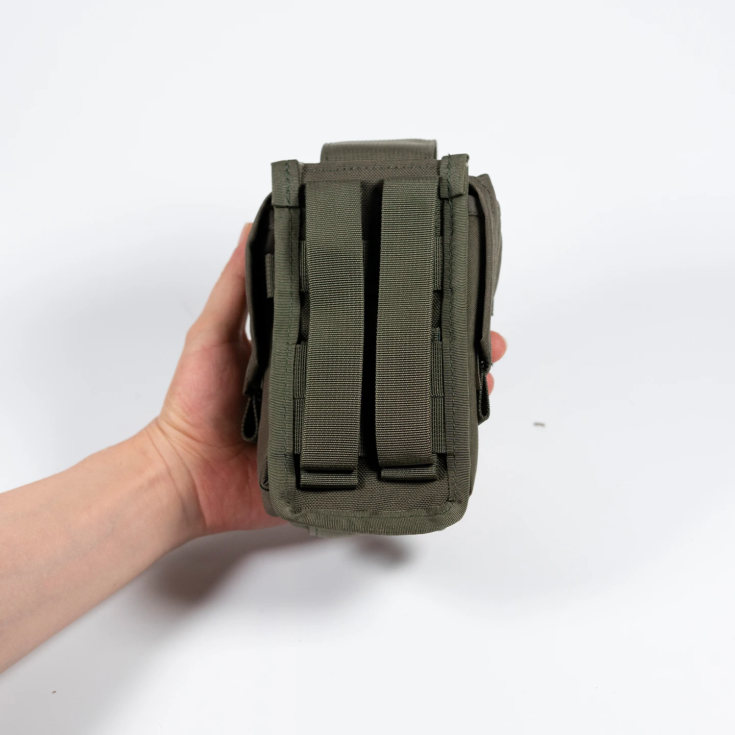 M4 Doppel- & Dreifach-Magazintaschen, Mehrzwecktasche, Schnellzugriff, 500D Nylon, Ranger-Grün – Detail 8