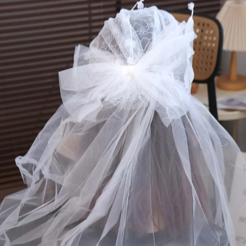 

Новый ретро-свадебный головной убор в роскошном французском стиле, кружевная цветочная шляпка, элегантная повязка на голову для банкета и свадьбы, аксессуары для волос