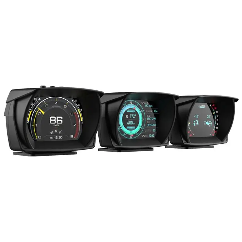 

OBD2 GPS Dual System Head Up Display Dashboard HUD OBD2 Smart Speedometer Gauge Alarm System Car Head UP Display