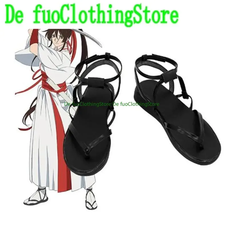 Defuo paraíso do inferno asaemon sagiri hells paraíso cosplay sapatos botas jogo anime dia das bruxas natal roupas defuoclothing