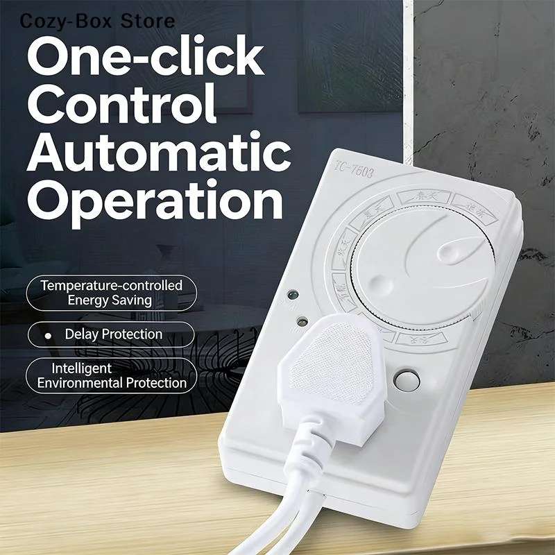 [ZY]Refrigerator Thermostat Electronic Timer Controller Delay Energy-Saving Switch[ZY]