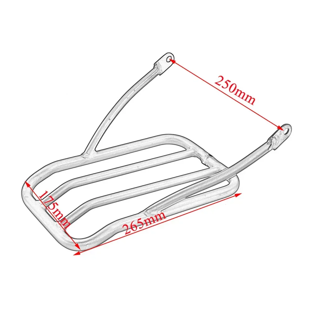 Motorcycle Rear Fender Luggage Rack Support Shelf Frame Solo Seat Metal Rack For Harley Sportster XL 48 72 883 1200 Iron 2009-Up