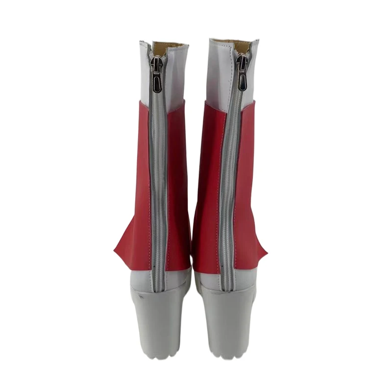 VOCALOID3 Yuezheng Ling Costume Cosplay Scarpe Carnevale Stivali di Halloween Stivali fatti a mano in ecopelle