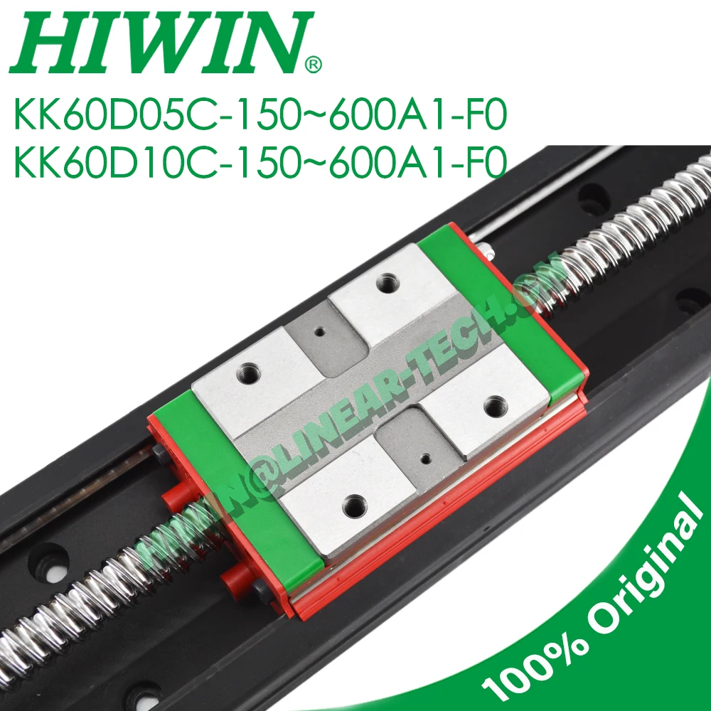 HIWIN KK60 Module Single-Axis Robot Industrial Original HIWIN KK60D05C KK60D10C Linear Slide Stages High Accuracy Stiffness Ball