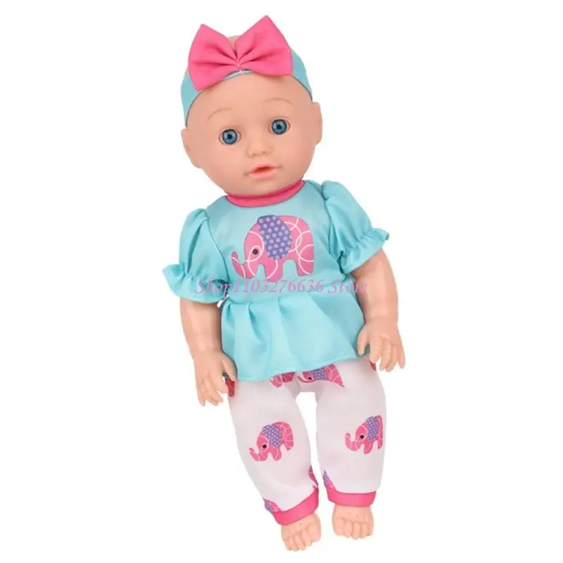 R6FD 30 vinilos blandos Reborns Figurine Toy para preescolar con vida Diseño Muñeca juego imaginativo para niños