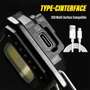 COB -Schlüsselbund wiederaufladbares Mini -Licht, super helles multifunktionales Laternen, Outdoor Camp Light mit Magnet, Schlitztaste 10 Hauptverkäufe multifunktionale Schlüsselanhänger - №4