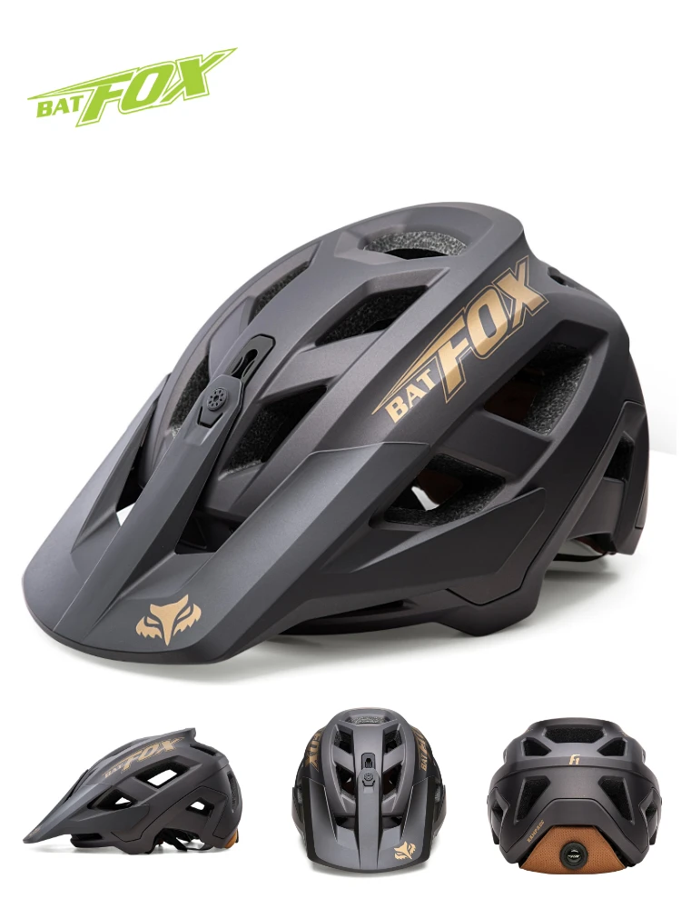 BATFOX Mountainbike-Helm mit austauschbarem, warmem Ohrenschutzfutter, Winter-Elektroroller-Sicherheitsausrüstung, MTB-Fahrradhelme – Detail 29