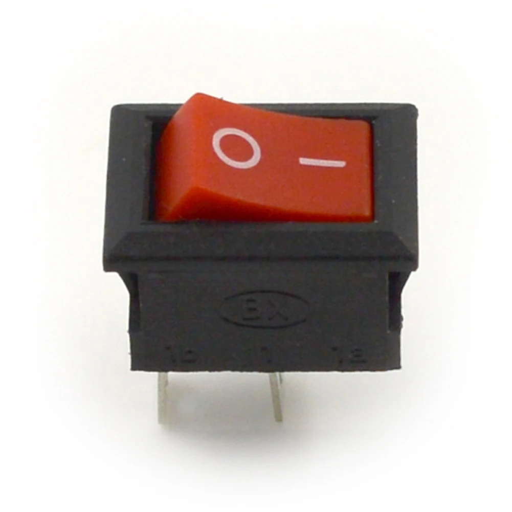 10 Pz Auto Camion Barca Rotondo Interruttore A Bilanciere 250 V 3A 2Pin ON/OFF Toggle SPST Interruttore Utensili A Mano Parti Accessori Per Utensili Elettrici