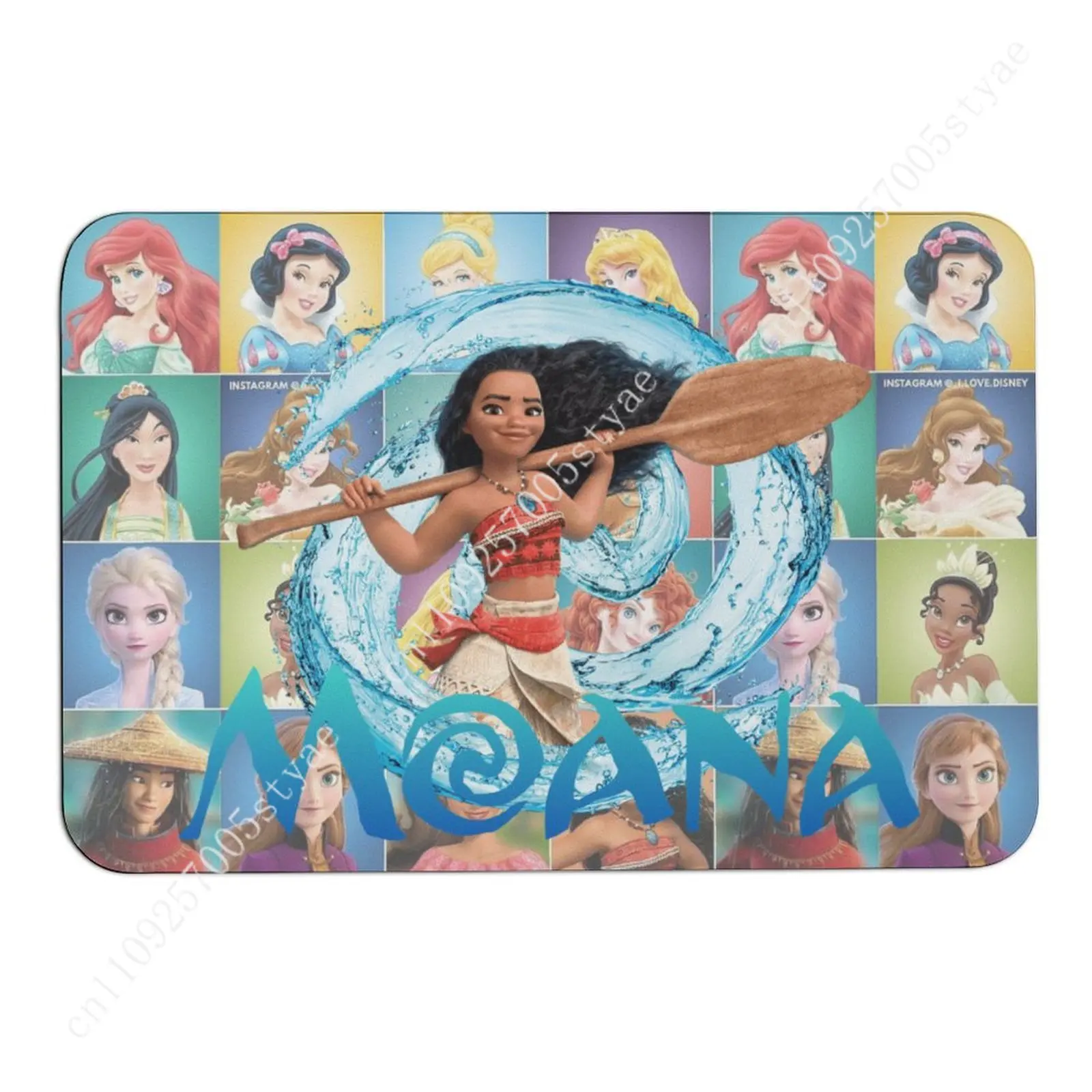 موانا ممسحة ديزني الكرتون البساط الحصير موانا 2 ترحيب الشرفة المنزل عطلة ديكور حفلات السجاد هدايا مخصصة عدم الانزلاق السجاد #4