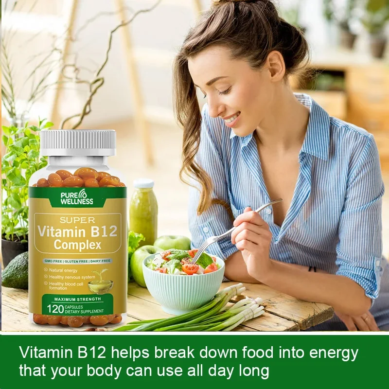 مكملات فيتامين ب المركبة (B1 B2 B3 B5 B6 B9) التغذية والمساعدة