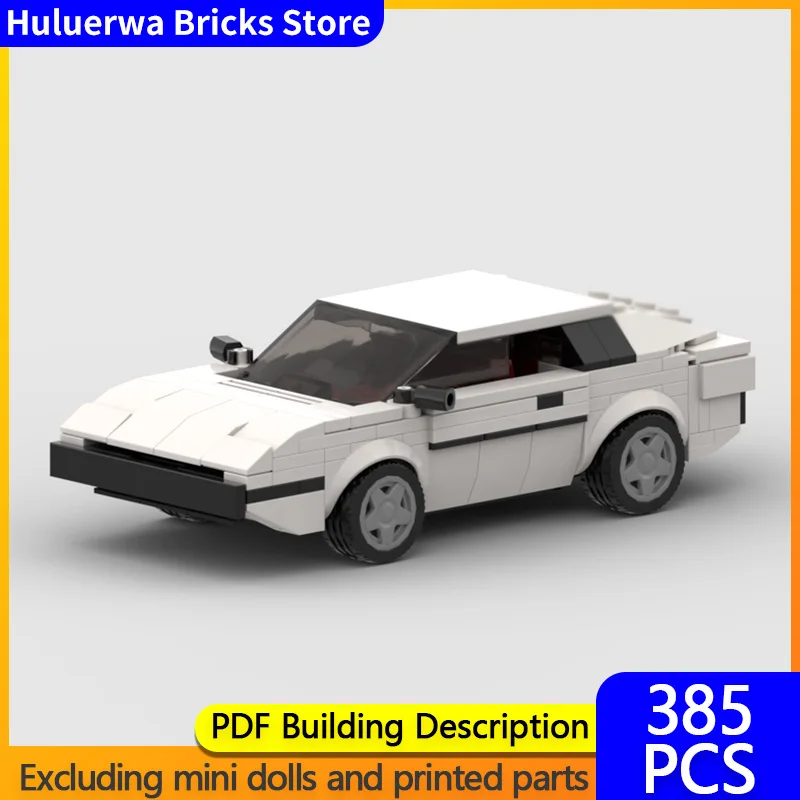 Velocidad Hypercar modelo MOC ladrillos de construcción Esprit Top Tier coche deportivo tecnología Modular regalos vacaciones montar niños juguetes traje