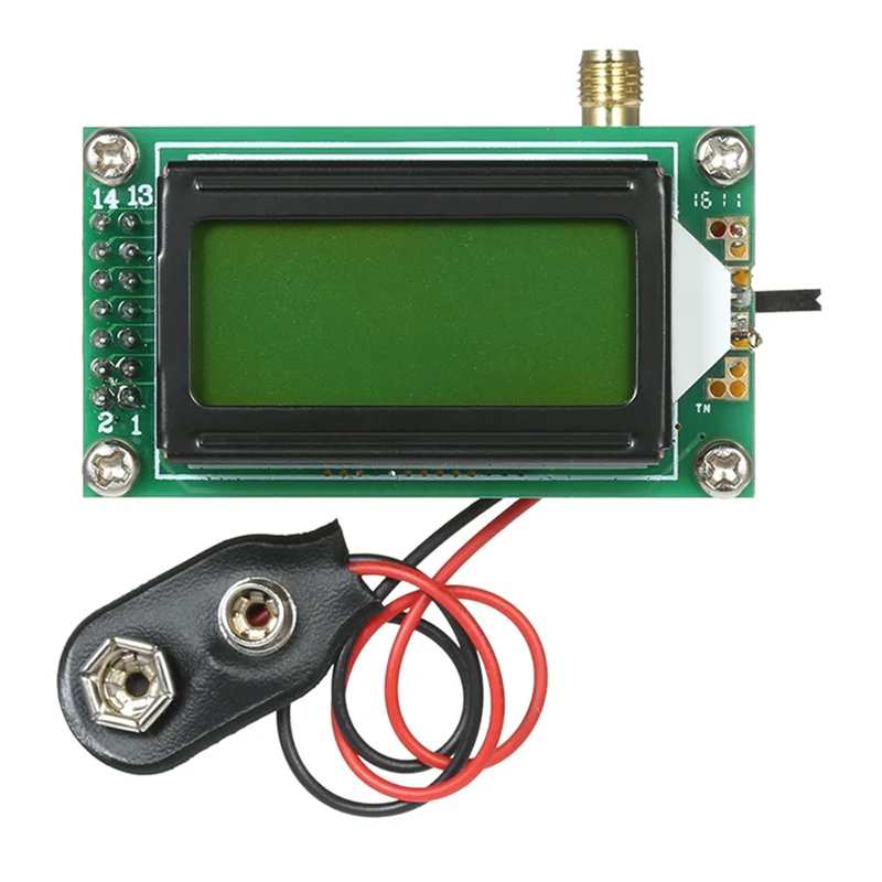 High Accuracy 1-500MHz Frequency Counter Tester RF Meter Module Measurement Module LCD Display with Backlight