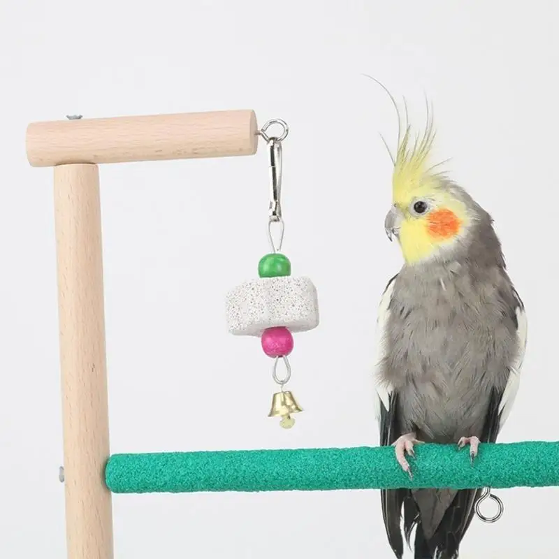 

QX2E Игрушка для тренажерного зала с попугаями и подносами для кормления птиц небольшого размера QX2E