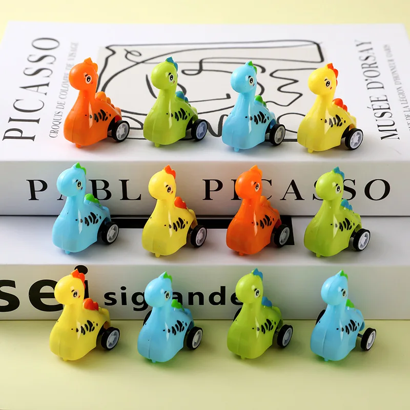 لعبة سيارة التراجع على شكل ديناصور الغابة للأطفال، هدية ألغاز بالقصور الذاتي للأولاد والبنات مناسبة لحفلات أعياد الميلاد #1