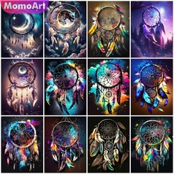 MomoArt 5D DIY Diamond Embroidery Dream Catcher New Arrival Mosaic Fantasy Landscape Painting Colorful Handmade Gift