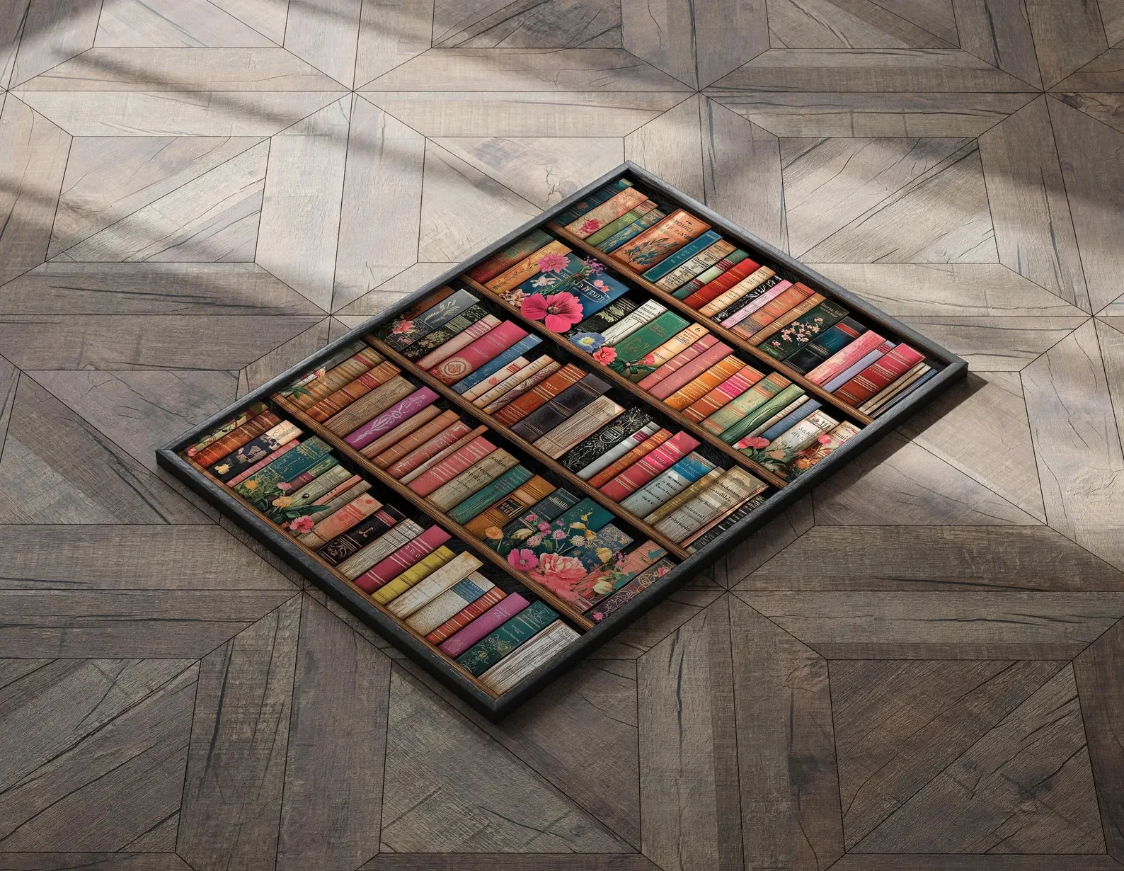 ملصق مكتبة عتيق، طباعة فنية للكتب، ملصق حائط للقراءة، هدية لمحبي الكتب، هدية القراءة، فن الحائط العتيق، عشاق الكتب الرجعية #4