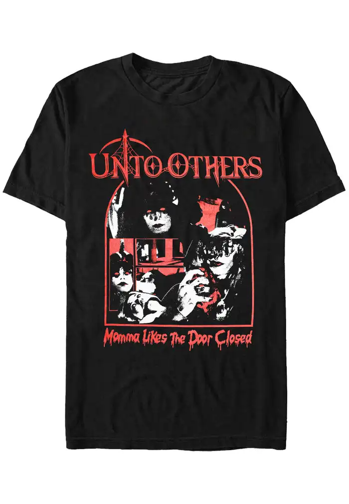 Unto Others - Momma Likes The Door Closed - T-Shirt unisex cotton tee