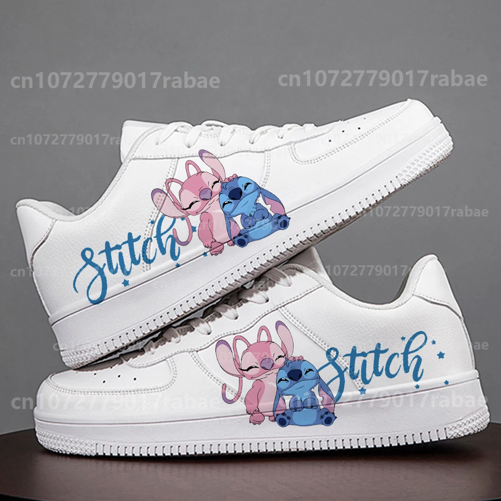 Stitch casual Shoes Male Platform Sneakers Fashion Women kateboarding Shoes 3D graffiti Student Casual shoes Christmas present