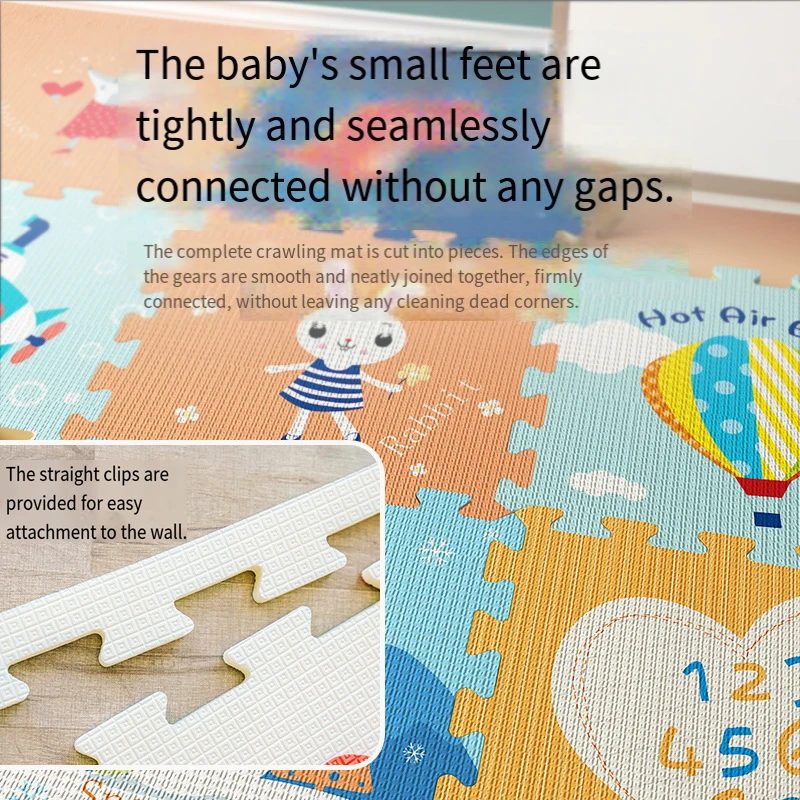 XPE المتشابكة تلعب حصيرة البلاط 2 سنتيمتر سميكة الطفل حصيرة للزحف عدم الانزلاق الطابق الحشو للأطفال غرفة اللعب مقاوم للماء ودائم #3