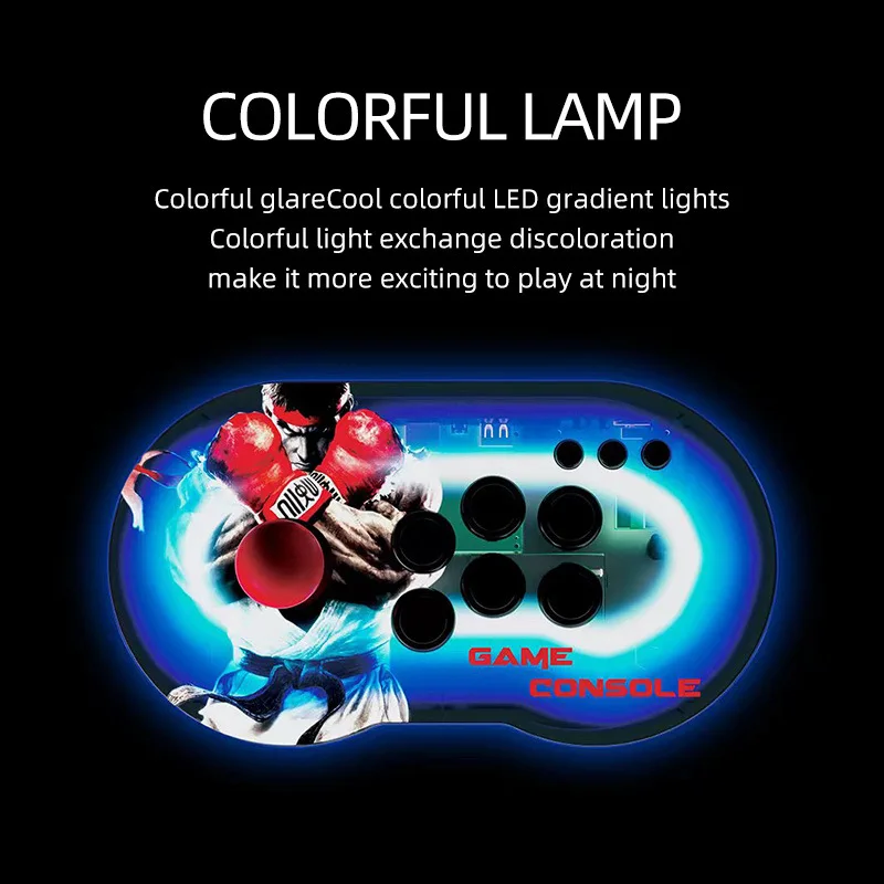 Video Game Consoles Dual Joystick Gameconsole 15000+ Classic Games Support 4 Player Familygame Game Stick With PS1/GB/CPS/SFC/FC