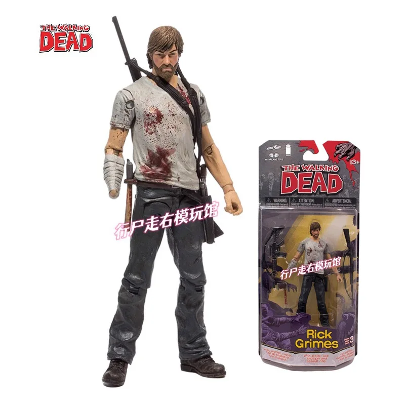 

【Inventory】US Popular TV Series Walking Dead RICK GRIMES 4.5 Inches1/12 Action Figures McFarland