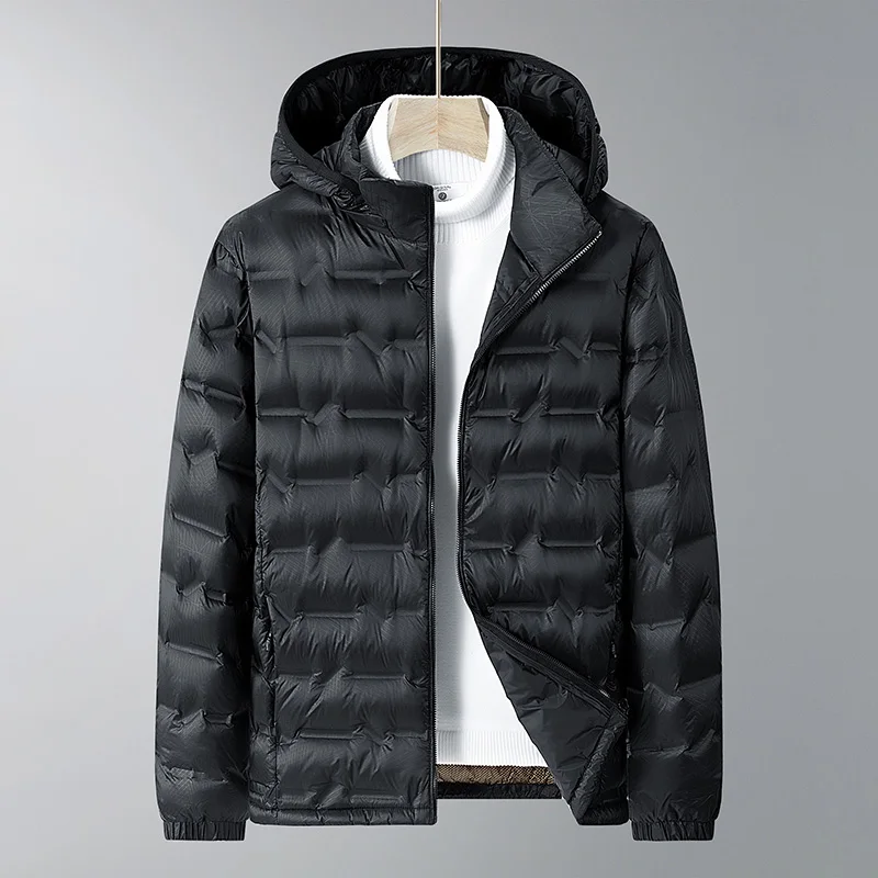

High-quality new short, light and warm hooded jacket, casual and versatile down jacket for both men and women