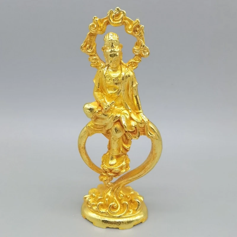 

Gilt Free Guanyin Antique Bronze Ware Sakyamuni Buddha Statue Bodhisattva Decorative Ornament