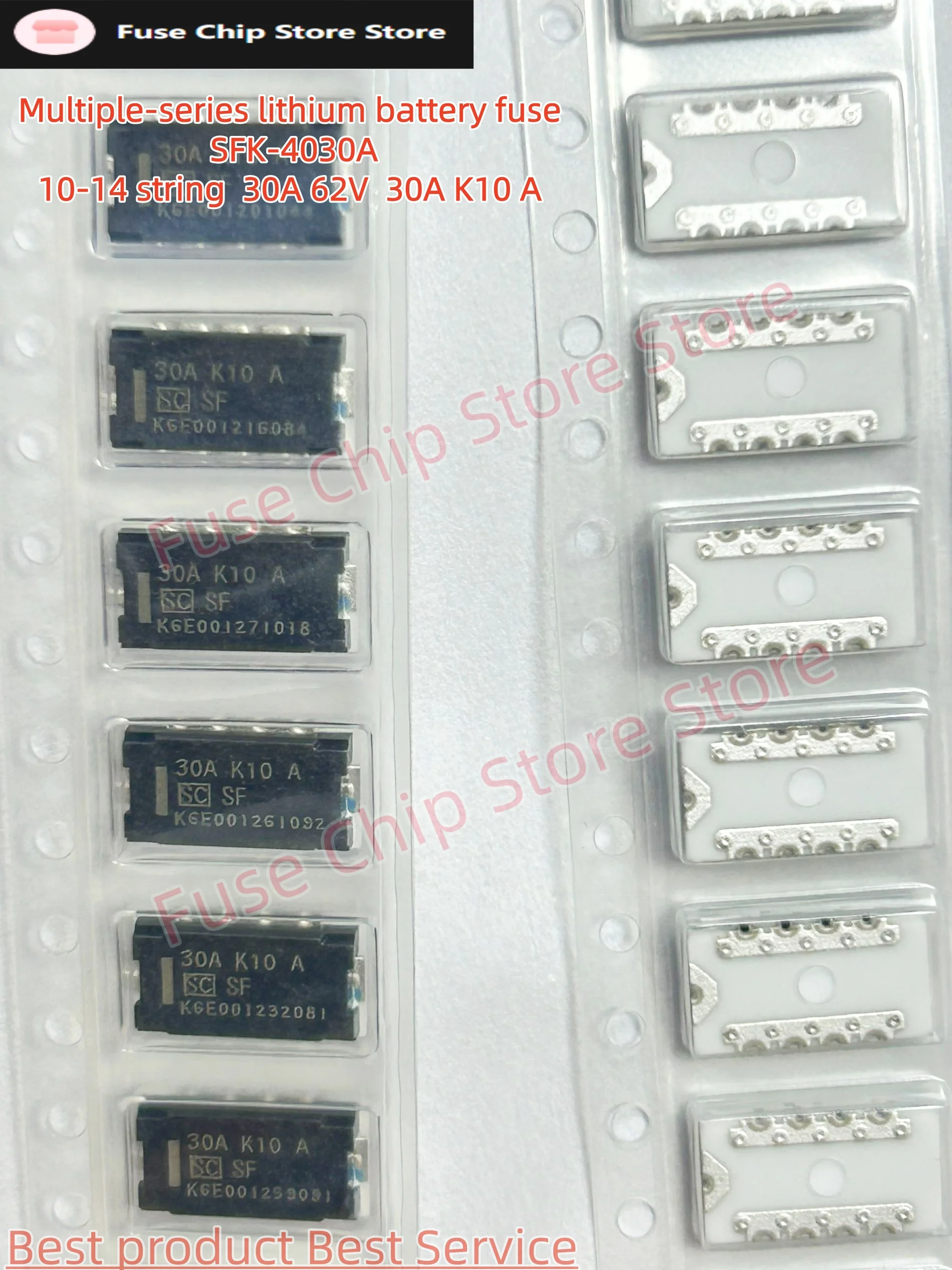 2 szt.-10 szt. Oryginalny SFK4030 SFK-4030A 30AK10A SFK-4030A Bezpiecznik do baterii litowych 10-14 ogniw 80V 30A — zdjęcie produktu 3