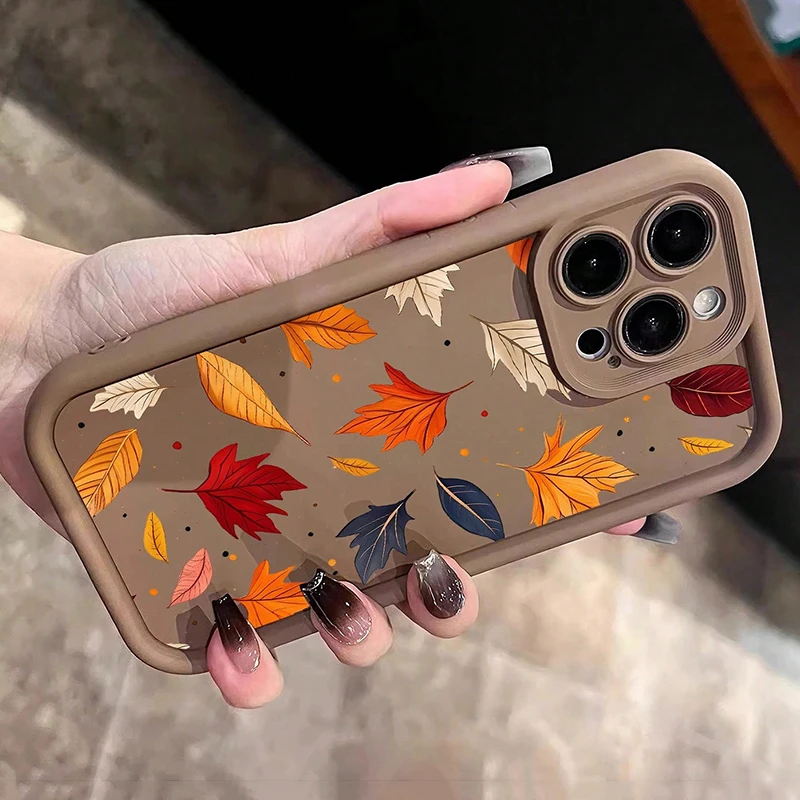 Рисунок 3 - Минималистичная иллюстрация осенних листьев