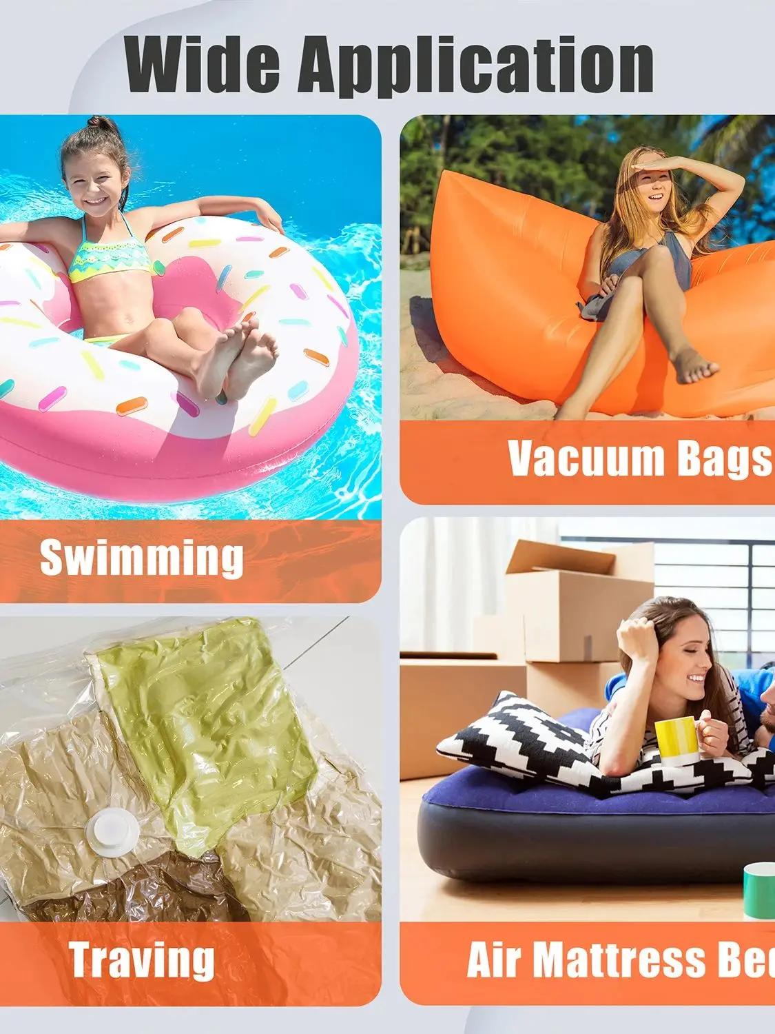 AliExpress 1pcs Portable Air Pump Lightweight Compact Rechargeable Powerful for Inflate Deflate Beds Swim Ring Sports Balls Air Mattresses