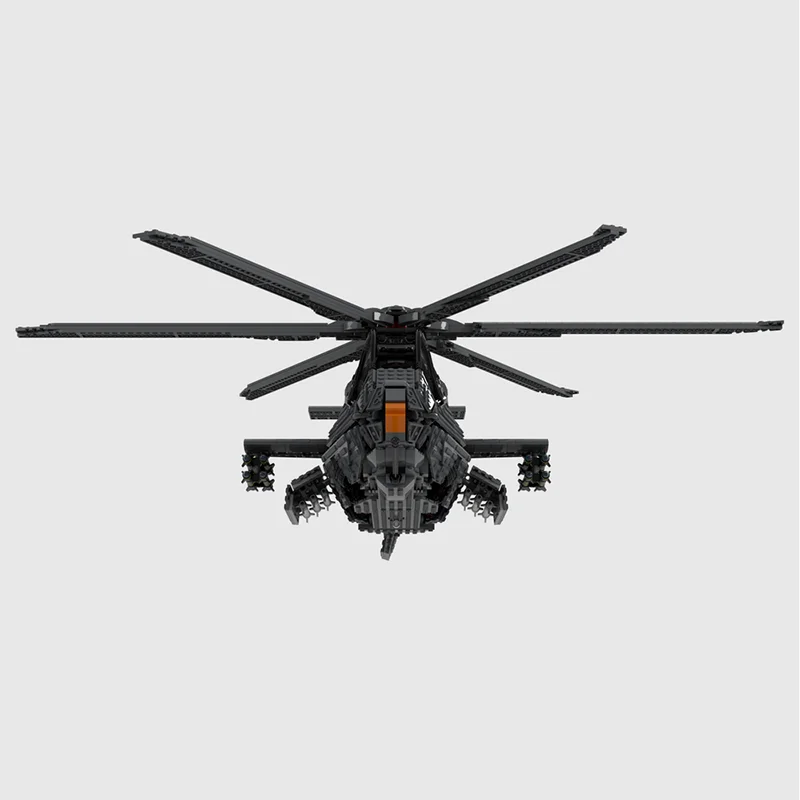 航空戦闘機モデル Moc ビルディングブロック モジュラーボーイング RAH-66 戦闘機モデル テクノロジーブリックモデル DIY 組み立てホリデーおもちゃ