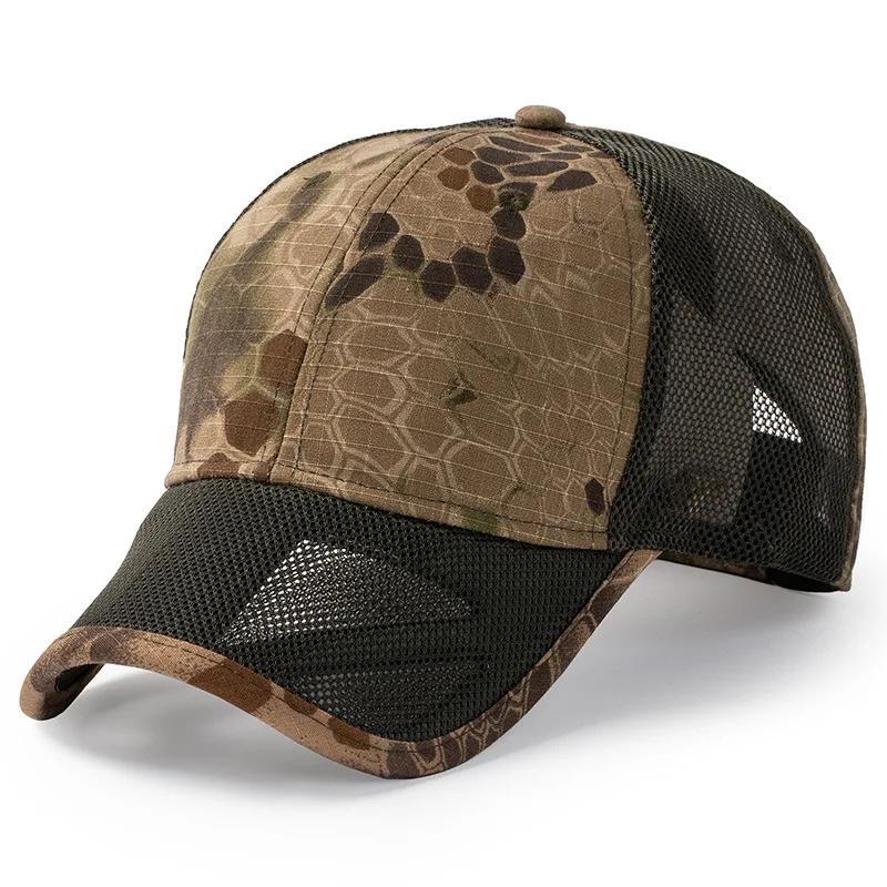 New XXL Large Size Camouflage Trucker Hat Men Breathable Mesh Baseball Cap Big Head Spring Summer Sun Caps  Adjustable