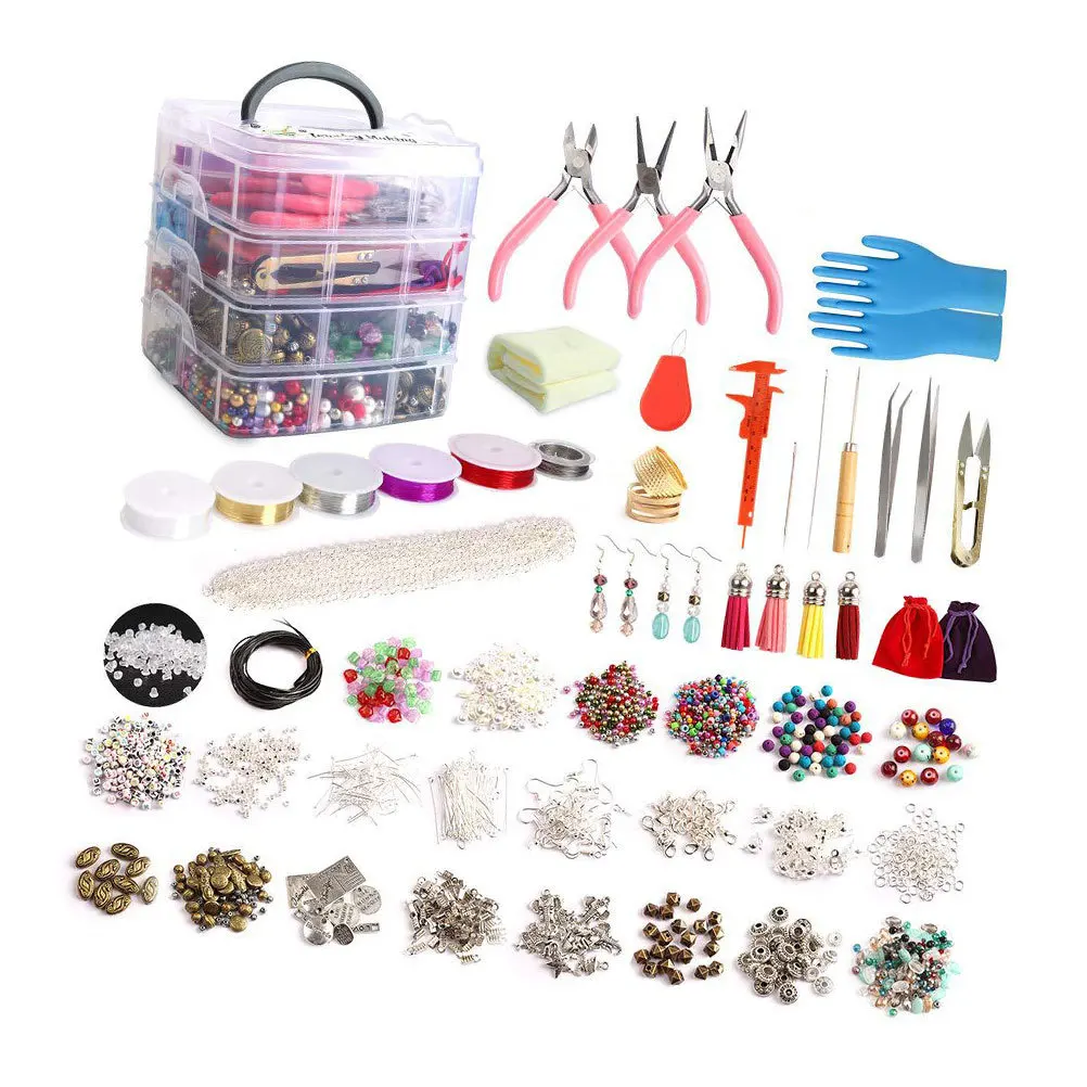 

1960Pcs Handmade DIY Bracelet Necklace Beads Acrylic Assorted Color Loose Spacer Beads Jewelry Craft Supplies DIY Accessories