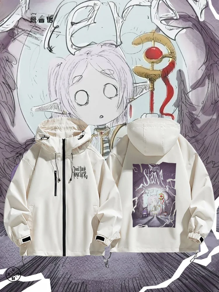 

Frilian Multi-Universe Collaboration Loose Men's Jaet Outerwear Polyester Long Sve Zipper Decorated Casual Spring Autumn