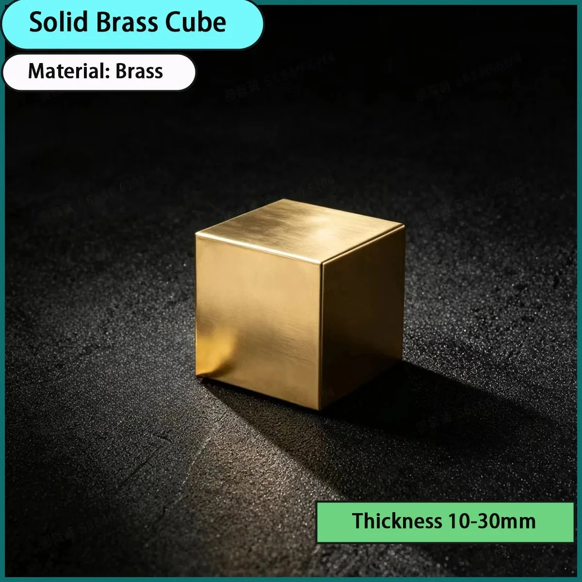 10-30mm Dicke Messingwürfel für Mechanische Gleitschieber, Gegengewichte, Elektroden, Leitfähige Pads, Etc.