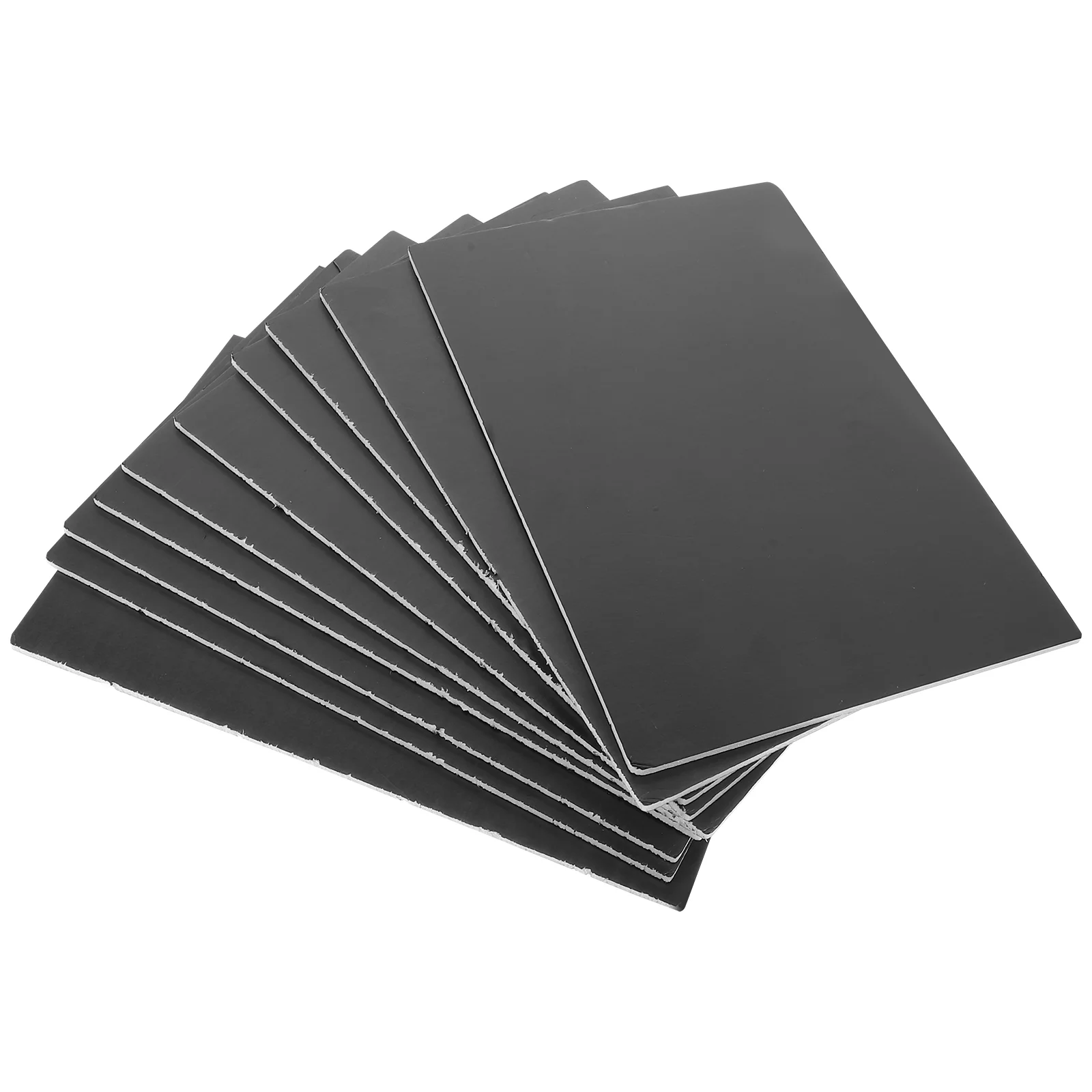 10 Pcs Poster Board Blank Foam Model Making Material Backing Plate Small Black Thick Craft