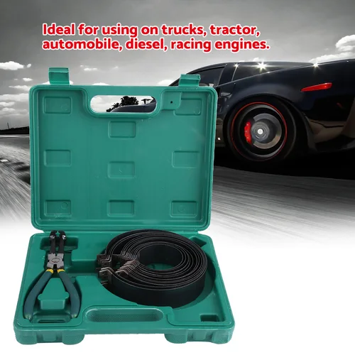 Imagen 2 del producto Kit de herramientas de reparación de juego de alicates de compresor de anillo de pistón de motor de coche