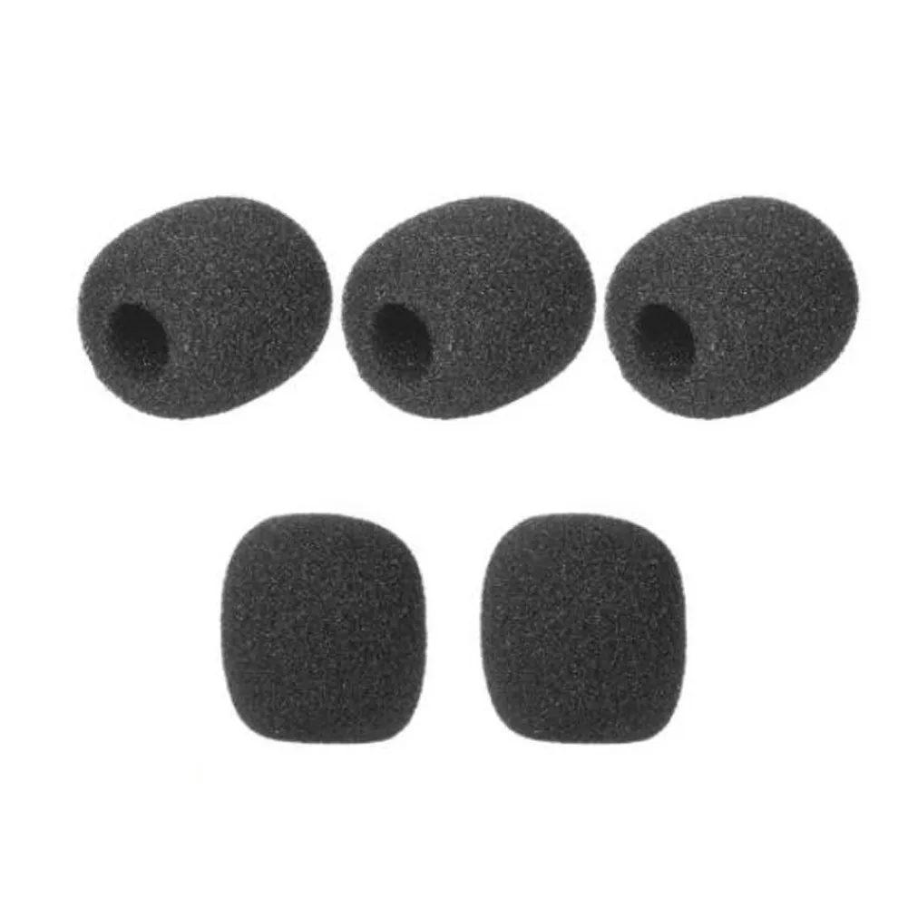 Musical Microphone Pads Cover Windscreen 10pcs Audio Black Foam Instrument Noise-proof Wind-proof High Quality