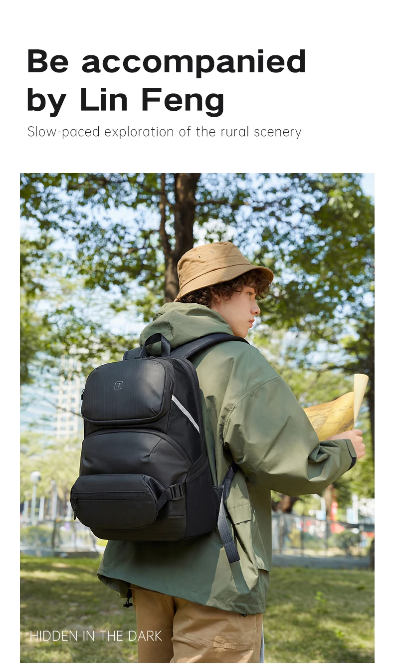 TANGCOOL Convertible Detachable Pocket Backpack Fits 17.3 Inch Notebook Waterproof Ventilated Back Panel Travel Luggage Bag
