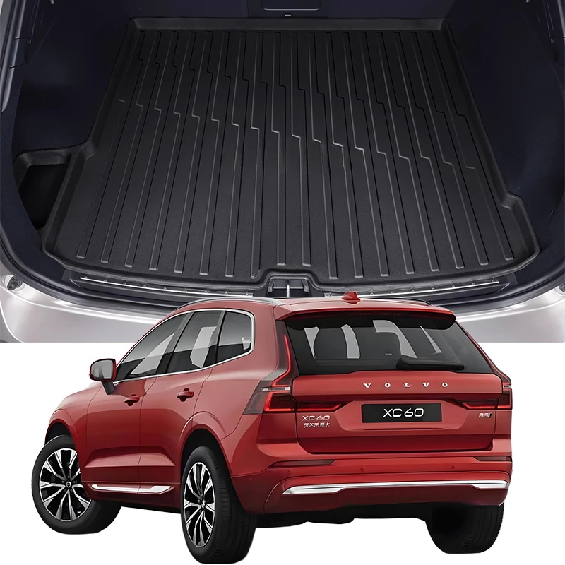 Upgrade TPE Car Rear Trunk Mats Storage Pads Cargo Tray Dustproof Waterproof Protecion Cushion For Volvo XC60 2011-2024