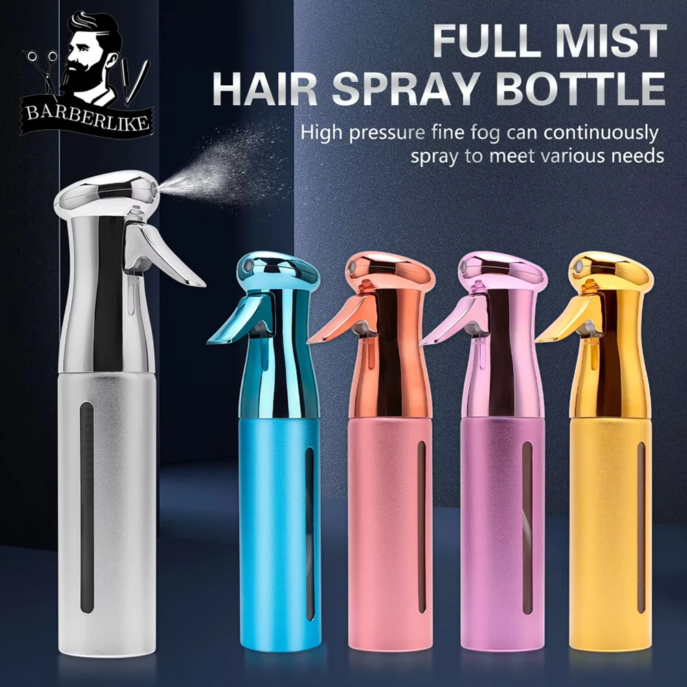 

300ML Hairdressing Barber Spray Bottle High Pressure Pro Water Fine Mist Sprayer Haircut Barbershop Tools