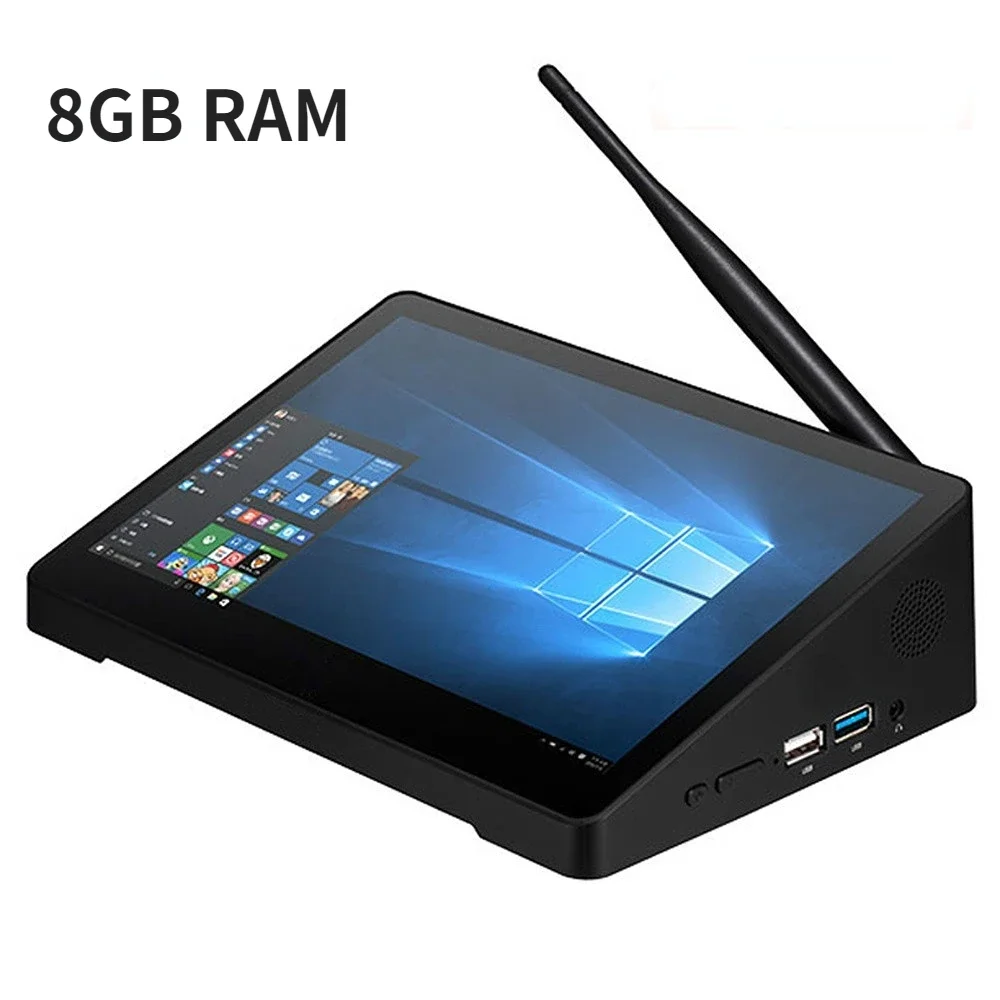 2023 tudo em um desktop tablet mini pc windows 10 pos intel j4125 10.1 "tela de toque 8gb ram 576gb wifi rj45 poe 4g lte sim cartão