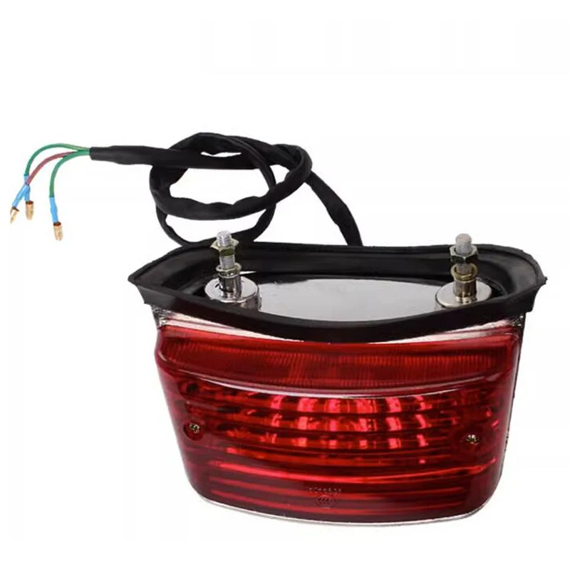 Motorcycle Tail Light for Jialing Sundiro Honda Qjmotor CA250 DD250 CMX250 JH250 QJ250 Universal Chopper Rear Brake Stop Lamp