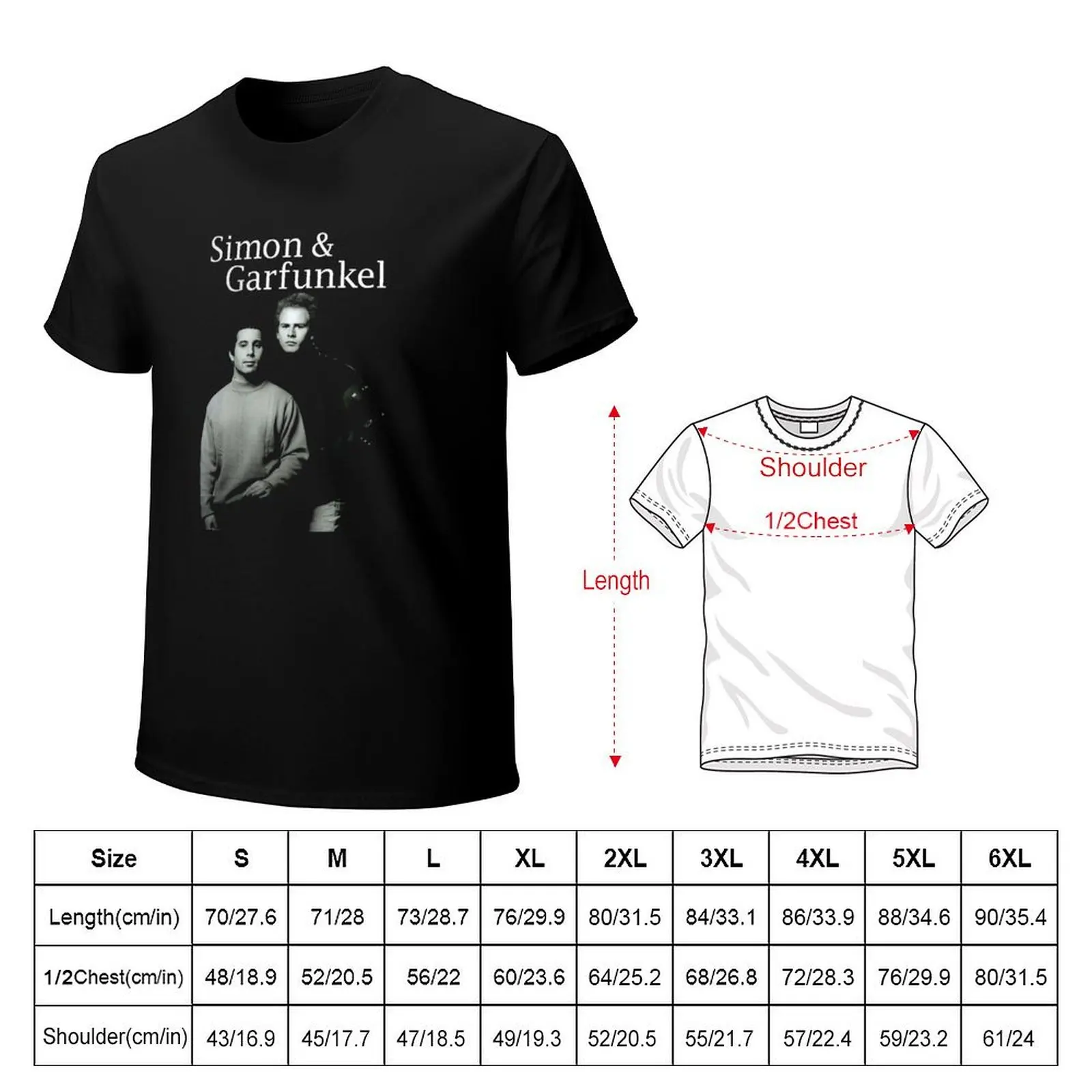Simon Garfunkel T-Shirt Christmas Casual Tee Shirt