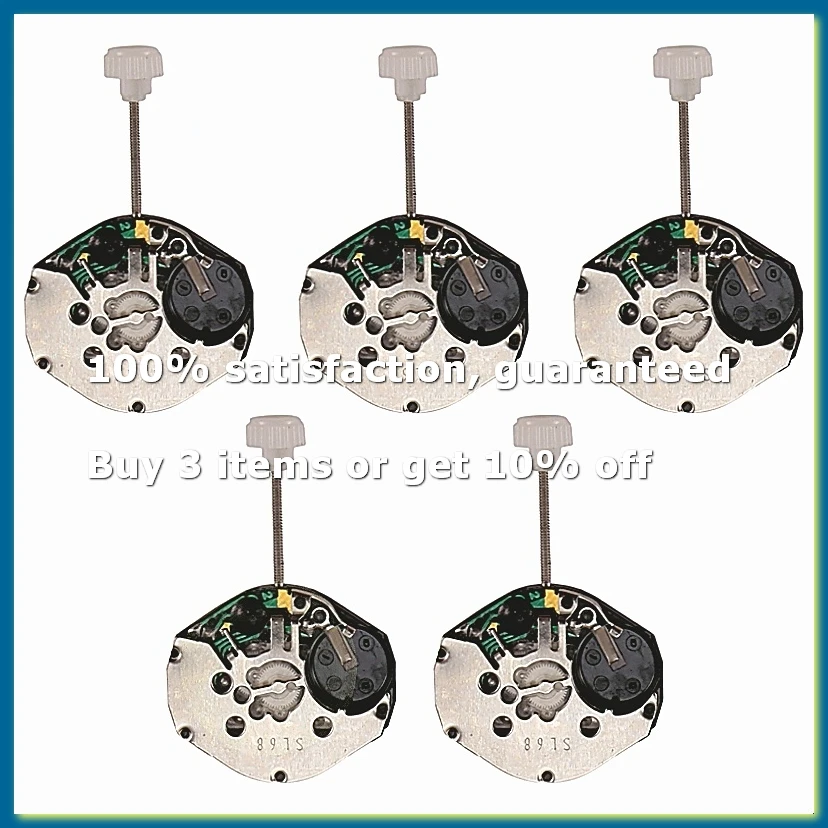 ●5Pcs SL68 Quartz Watch Movement Replacement for Watchmaker Repairing Tool Accessory High Quality Watch Parts