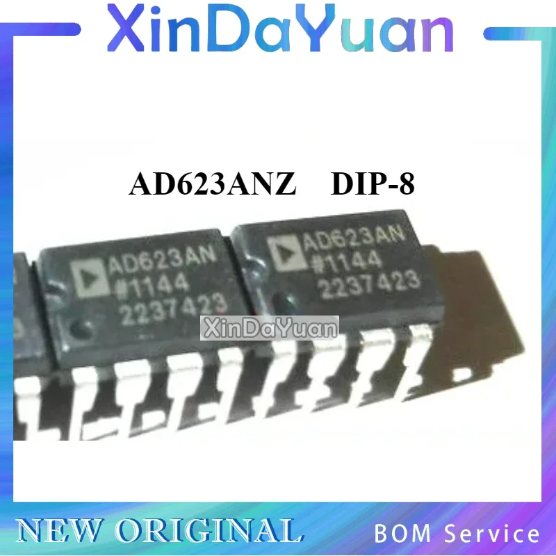 

5 pcs AD623AN AD623ANZ DIP-8 Instrument Amplifier