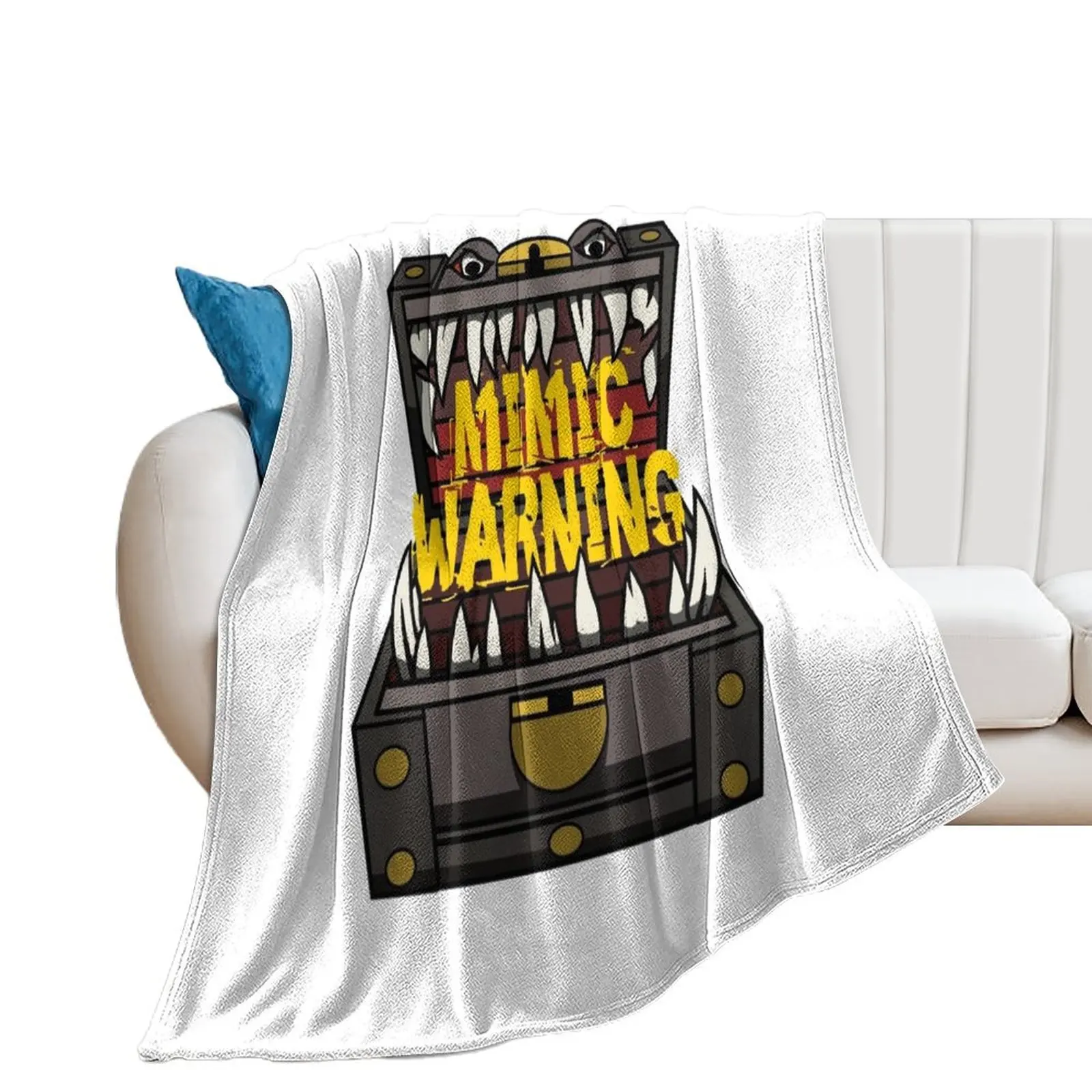 Mimic warning Throw Blanket Travel Heavy Blankets