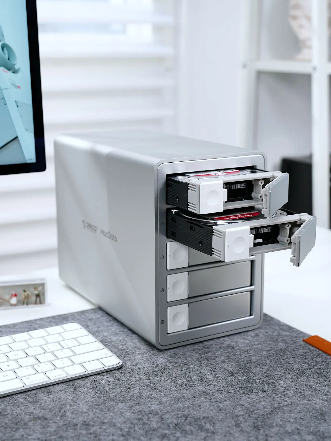 ORICO-Daisy Chain Typ-C 10 Gbit/s HDD-Dockingstation unterstützt RAID 150 W Leistung für Apple Device 5Bay DAS Studio Series 3,5 Zoll – Detail 20