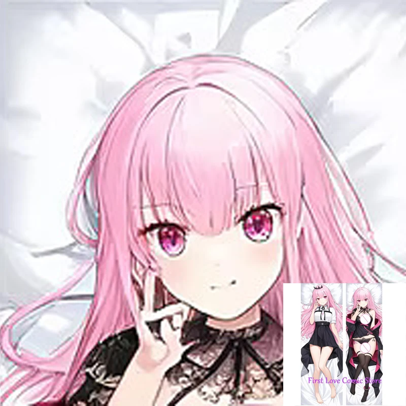 

Anime Mori Calliope Hololive Dakimakura Pillow Case Otaku Waifu Bedding Hugging Body Throw 2-sided Print Pillow Cover